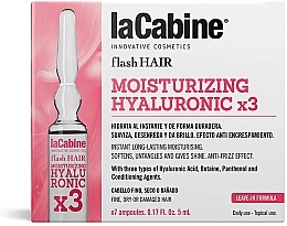 Fragrances, Perfumes, Cosmetics Moisturizing Hair Ampoule - La Cabine Flash Hair Moisturizing Hyaluronic
