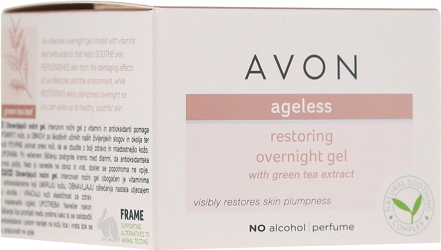 Night Facial Gel - Avon True Nutra Effects Ageless Overnight Gel — photo N2