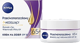 Day Cream "Youth Energy 65+" - Nivea Anti-Wrinkle Contouring Day Care 65+ — photo N3