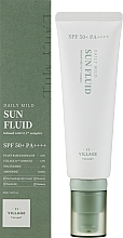 Sunscreen Fluid - Village 11 Factory Daily Mild Sun Fluid SPF 50+ PA++++ — photo N2