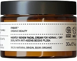 Renewing Night Face Cream - Evolve Organic Beauty Nightly Renew Facial Cream — photo N1