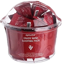 Fragrances, Perfumes, Cosmetics Anti-Aging Face Mask - Ayoume Enjoy Mini Sleeping Pack 