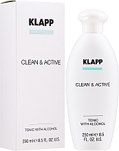 Face Tonic - Klapp Clean & Active Tonic with Alcohol — photo N2