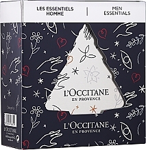 Fragrances, Perfumes, Cosmetics Set - L'Occitane Les Essentiels Homme Set (fluid/10ml + soap/25g + h/cr/10ml)