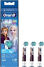 Fragrances, Perfumes, Cosmetics Electric Toothbrush Heads, 3 pcs. - Oral-B Kids Frozen II