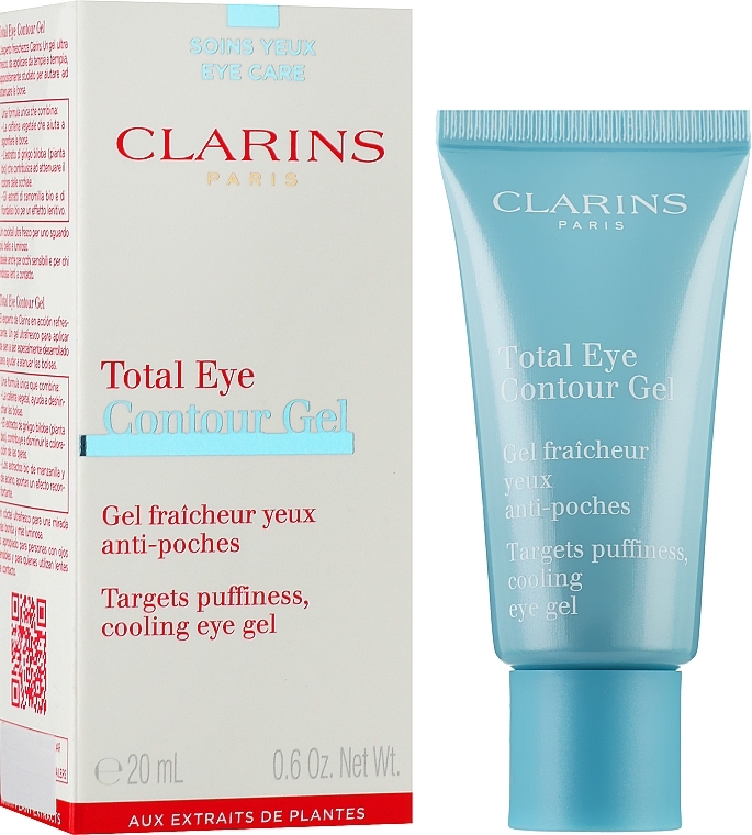Cooling Anti-Fatigue Eye Gel - Clarins Total Eye Contour Gel — photo N2