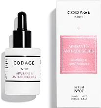 Fragrances, Perfumes, Cosmetics N°07 Face Serum - Codage Serum N°07 Soothing & Anti-Redness