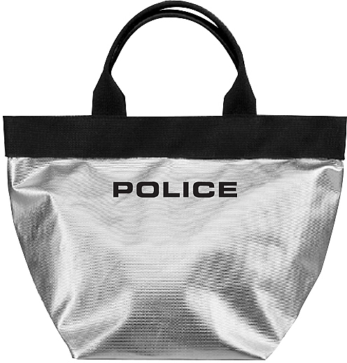 GIFT! Bag, silver - Police Bag Woman Silver — photo N1