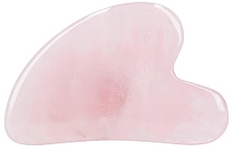 Rose Quartz Gua Sha Massager - Ilu Acc Rose Quartz Gua Sha Stone — photo N6