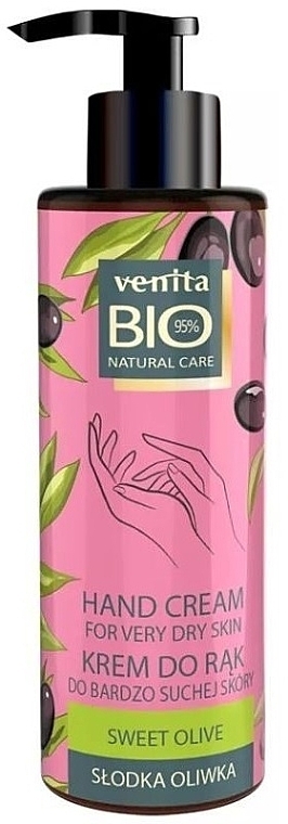 Swee Olive Hand Cream for Extra Dry Skin - Venita Bio Natural Care Hand Cream Sweet Olive — photo N1