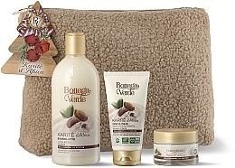 Fragrances, Perfumes, Cosmetics Set - Bottega Verde Karite D'Africa Gift Set (cr/50ml + lot/400ml + h/cr/75ml + bag/1pc) 