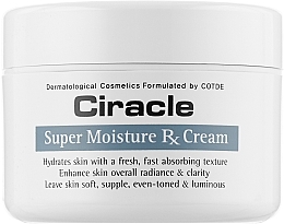 Fragrances, Perfumes, Cosmetics Moisturizing Face Cream - Ciracle Super Moisture Rx Cream