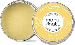 GIFT! Vanilla Lip Balm - Manu Natu Natural Vanilla Lip Balm — photo N1