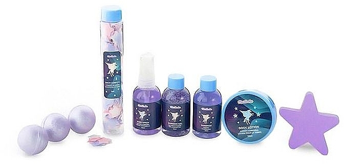 Set, 9 products - Martinelia Galaxy Dreams Bath & Shower Set — photo N2