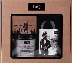 Fragrances, Perfumes, Cosmetics Doberman Set - LaQ Doberman (sh/gel/500ml + soap/85g + scrub/220g)