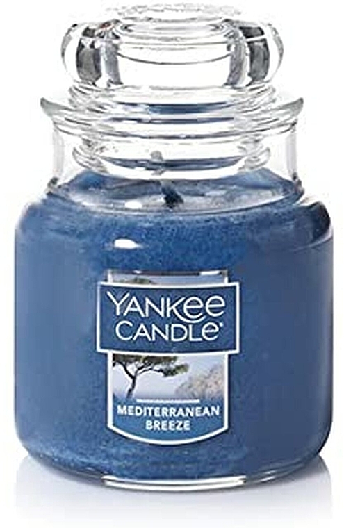 Candle in a Glass Jar - Yankee Candle Mediterranean Breeze — photo N1