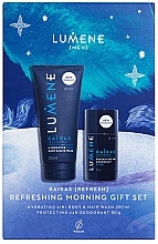 Set - Lumene Men Refreshing Morning Gift Box (gel/shm/200ml + deo/60g) — photo N1