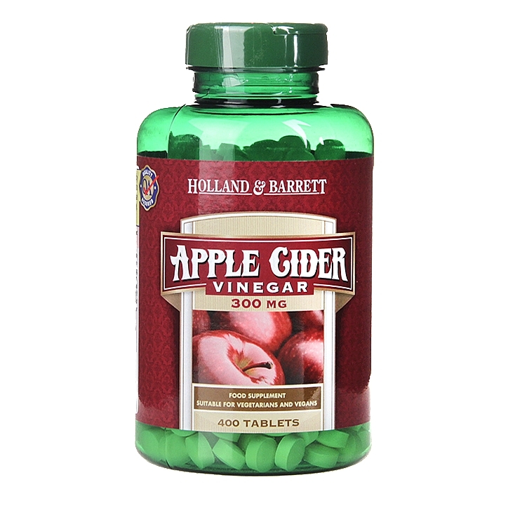 Apple Cider Vinegar Supplement, 300mg - Holland & Barrett Apple Cider Vinegar — photo N1