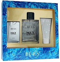 Fragrances, Perfumes, Cosmetics Bi-Es Max Ice Freshness - Set (edt/100ml + edt/15ml + sh/gel/50ml)