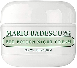 Fragrances, Perfumes, Cosmetics Bee Pollen Night Face Cream - Mario Badescu Bee Pollen Night Cream