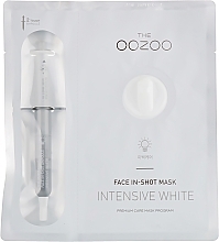 Fragrances, Perfumes, Cosmetics Face Mask - The Oozoo Face In-Shot Mask Intensive White