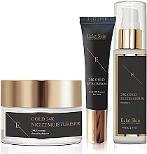 Set - Eclat Skin London 24k Gold (ser/60ml + cr/50ml + eye/cr/15ml) — photo N1