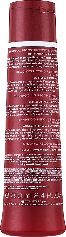 Repair Shampoo - Collistar Pure Actives Reconstructing Replumping Shampoo — photo N2