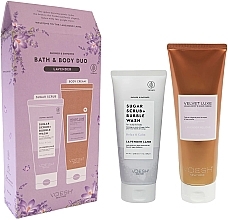 Fragrances, Perfumes, Cosmetics Set - Voesh Bath & Body Duo Lavender (b/scrub/210g + h/cr/241g)