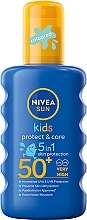 Sunscreen Spray - NIVEA Sun Kids Moisturising Spray SPF 50+ — photo N1