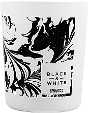 Fragrances, Perfumes, Cosmetics Scented Candle - Compagnie De Provence Black & White Scented Candle White Tea