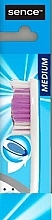 Fragrances, Perfumes, Cosmetics Toothbrush, purple - Sence Fresh Super Clean Medium Toothbrush