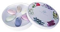 Fragrances, Perfumes, Cosmetics Soap Set - Acca Kappa "Rose, Lavender, Lily Of The Valley, Wisteria, Olea, Lilac"