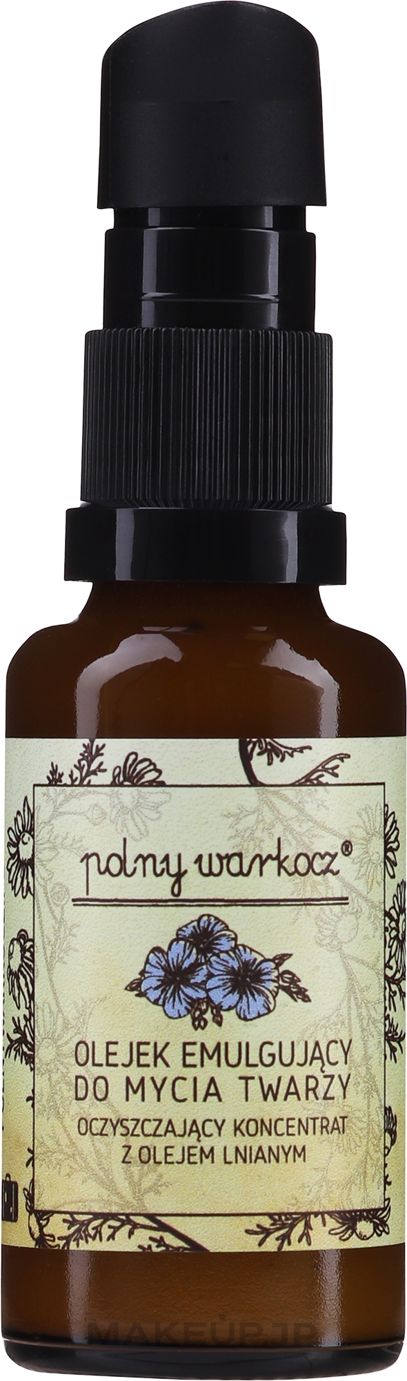 Cleansing Face Oil with Linseed - Polny Warkocz (mini size) — photo 30 ml