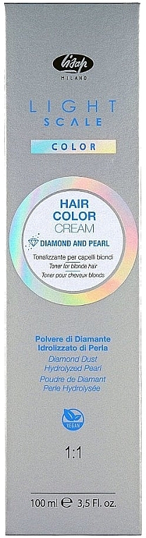 Hair Cream Color - Lisap Light Scale Hair Color Cream — photo N5