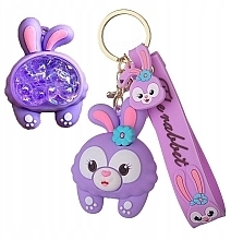 Purple Bunny Keychain, BRL287 - Ecarla — photo N1