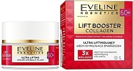Actively Regenerating Wrinkle Filler Cream 60+ - Eveline Lift Booster Collagen Ultra Lifting Cream-Wrinkle Filler 60+ for Day and Night — photo N1