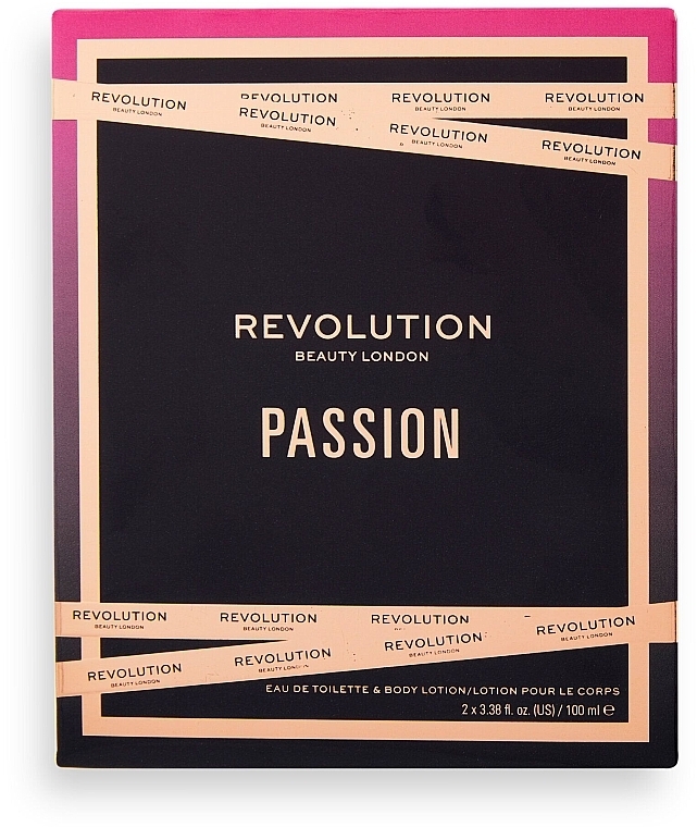 Revolution Beauty Passion - Set (edt/100 ml + b/lot/100 ml) — photo N3