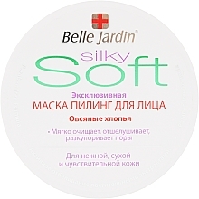 Exclusive Face Peeling Mask for Dry & Sensitive Skin "Oatmeal" - Belle Jardin Soft Peeling Scrub — photo N2