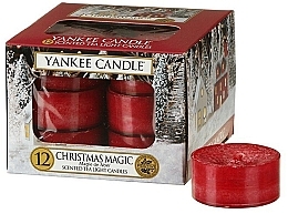 Fragrances, Perfumes, Cosmetics Tea Light Candles - Yankee Candle Scented Tea Light Candles Cristmas Magic