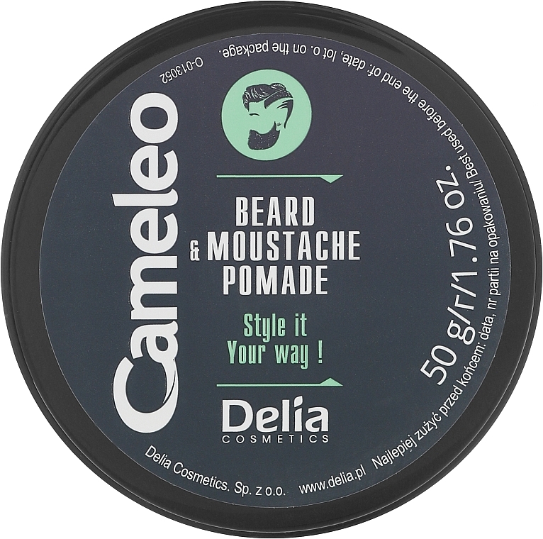 Beard Wax - Delia Cameleo Men Beard and Moustache Pomade — photo N2