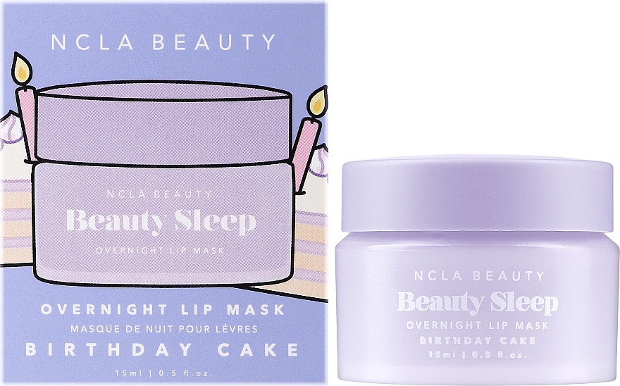 Night Lip Mask - NCLA Beauty Beauty Sleep Overnight Lip Mask Birthday Cake — photo N2