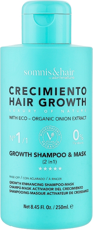 髪の成長を促すシャンプーとマスクの2in1 - Somnis & Hair Shampoo & Mask Hair Growth — photo N1