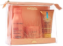 Fragrances, Perfumes, Cosmetics Set - L'Oreal Professionnel Inforcer Strengthening (shm/100ml + mask/75ml + cream/50ml + bag)