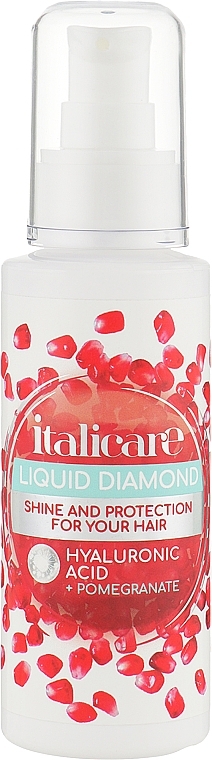 Liquid Hair Shine Crystals "Pomegranate" - Italicare Liquid Diamond — photo N1