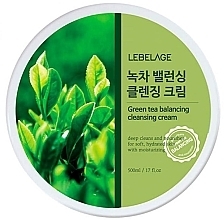 Fragrances, Perfumes, Cosmetics Cleansing Face Cream - Lebelage Green Tea Balancing Cleansing Cream