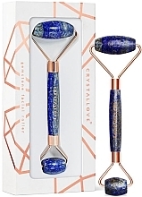 Fragrances, Perfumes, Cosmetics Facial Roll-On Massager - Crystallove Lapis Lazuli Roller