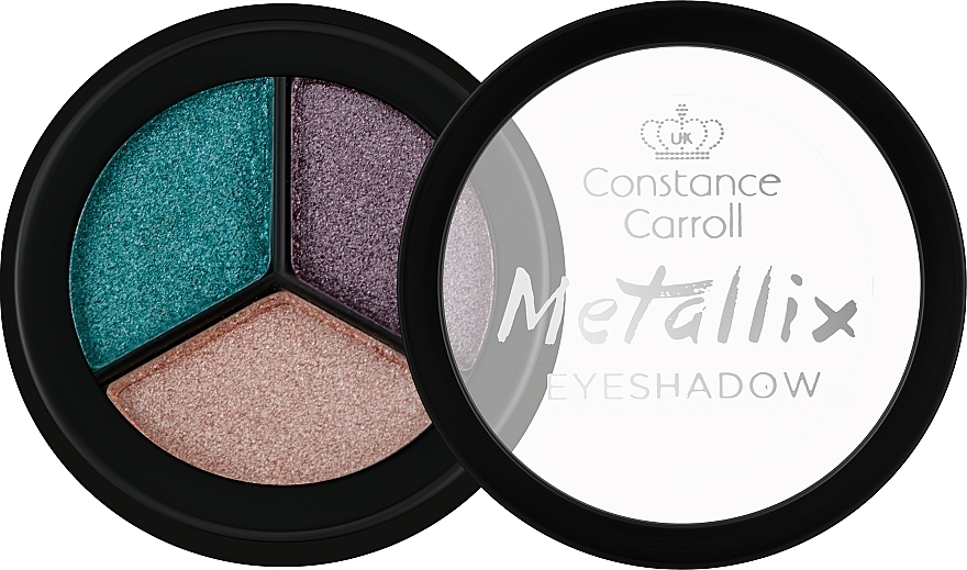 Eyeshadow - Constance Carroll Metallix Trio Eyeshadow — photo N1