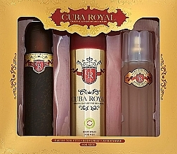 Fragrances, Perfumes, Cosmetics Cuba Royal - Set (edt/100ml + a/sh/balm/100ml + deo/200ml)