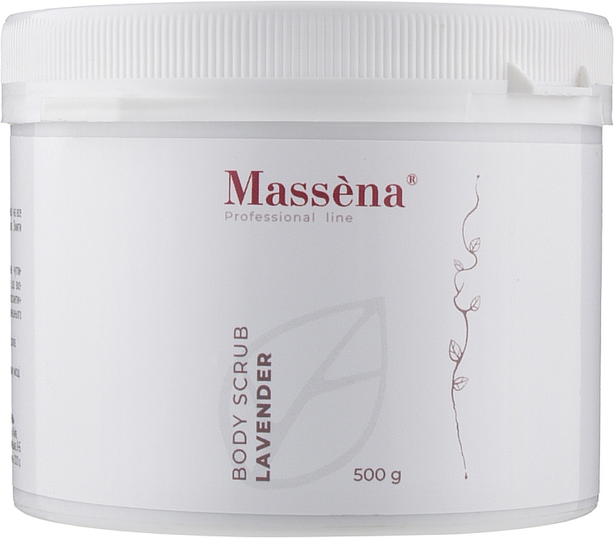 Lavender Body Scrub - Massena Body Scrub Lavender — photo N1