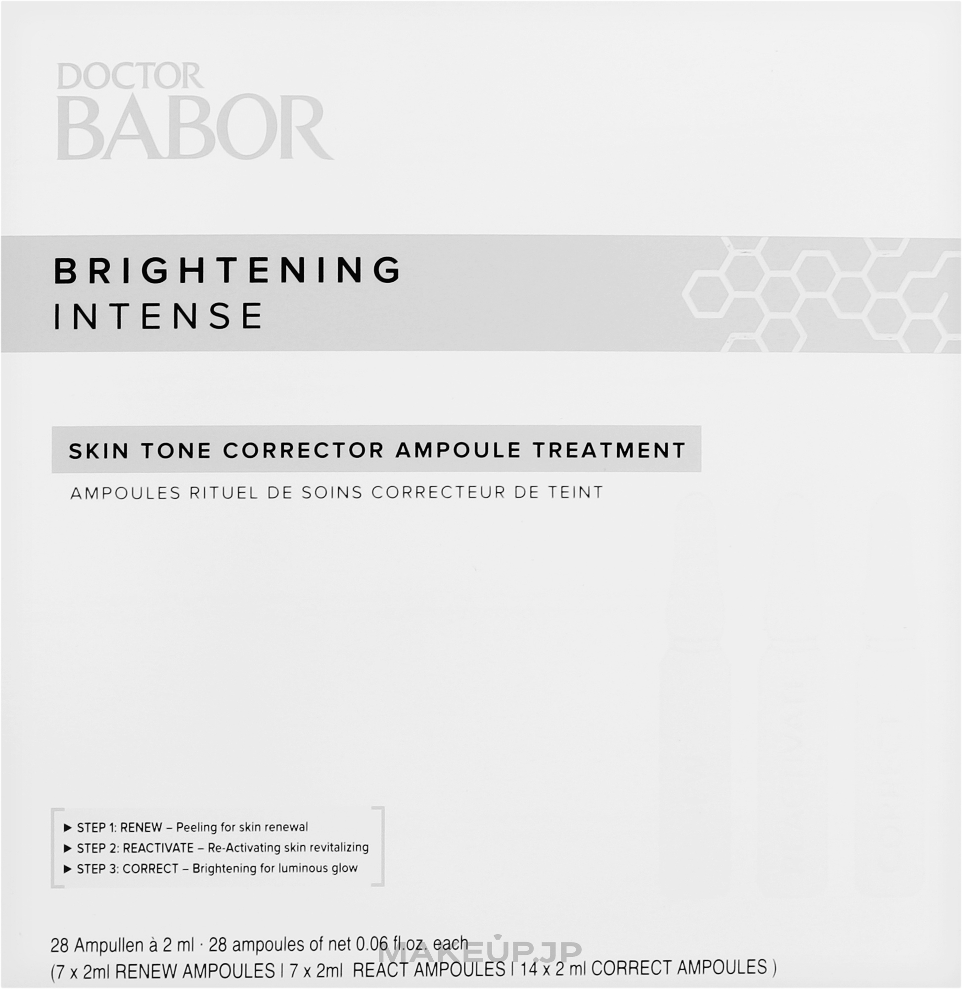 Tone Corrector Ampoules - Doctor Babor Brightening Intense Skin Tone Corrector Ampoule Treatment — photo 28 x 2 ml